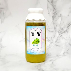 청담 자일로스 수제청 과일청 착한가격 딸기청 레몬청 자몽청 13종, 600g, 청포도청, 1개