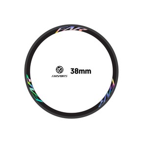 자전거 휠 데칼 스티커 파슾 38mm FAR 파스포츠 12장 1set, 1세트, 오팔하이어신스블루
