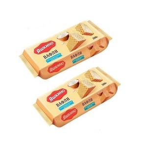 야시키노 와플과자 크림맛 300g*2개 YASHKINO WAFFLE CREAM FLAVOR 300g*2PACKS, 300g, 2개