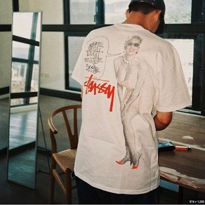 정품국내배송o스투시 스케이트 터프 반팔 티셔츠 1904935 화이트 블랙 Stussy Skate Tough T-Shit