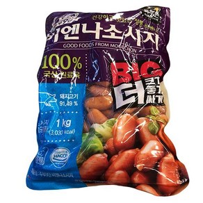 목우촌 목우촌 BIG 주부9단 비엔나 소시지 1kg, 1개