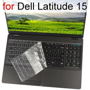 Dell Latitude 키보드 커버 실리콘 보호 스킨 케이스 15 5500 5501 5510 5511 5580 5590 5591 E5550 5000, 07 Clea, 1개