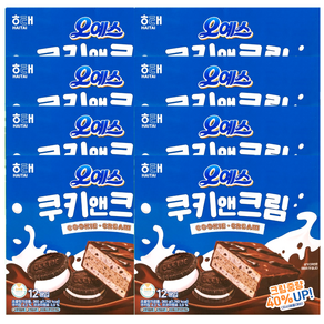 오예스 쿠키앤크림, 360g, 8개