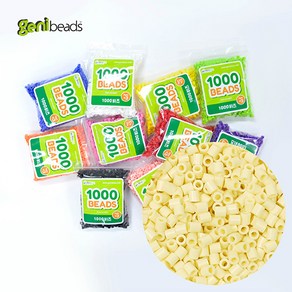 지니비즈(GENIBEADS) 리필용 싱글비즈_지니비즈 1000비즈, 크림, 1개