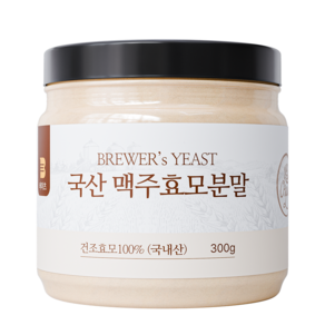 [100% 국내산] 비이츠 맥주효모 분말, 1개, 300g