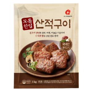 마니커에프앤지 마니커에프앤지 도톰한입산적구이 1kg(2봉), 1kg, 2개