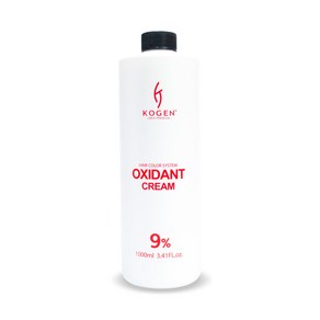 코겐 프리온 옥시던트 산화제 3% 6% 9% 1000ml/탈색약/염색산화제 브리치 산화제, 9퍼센트, 1개