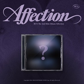 비오 - 미니 2집 Affection [JEWEL CASE ver.] 쥬얼 케이스+부클릿+메세지 카드