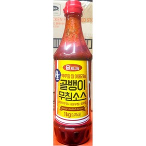 움트리 골뱅이 무침 소스 1k업소용 식자재 식재료 대용량 식당용 단체 급식용, 1개