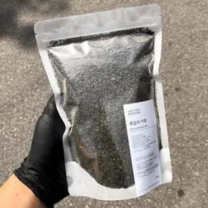 방앗간청년 깊고 구수하게 볶은 흑임자 검은깨 가루, 국내산, 500g, 1개