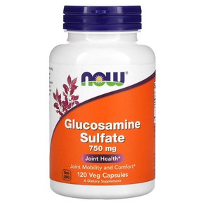 나우푸드 Glucosamine Sulfate 750mg 캡슐, One Colo, 1개, 120정