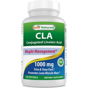 Best Natuals 베스트네츄럴스 CLA 1000mg 120정, 1개