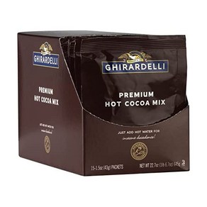 기라델리 GHIRARDELLI 더블 초콜릿 프리미엄 핫 코코아 - 10.5 oz. (298g)​, 1개, 645g