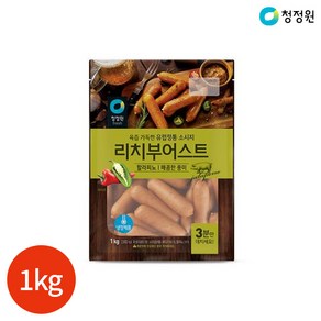 대상 청정원 리치부어스트 할라피뇨 1kg, 1개