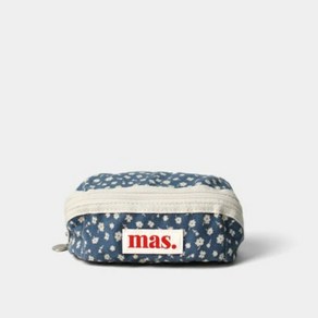 마스마룰즈 Hapoom pencil cosmetic pouch _ Flowe navy, 단품