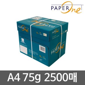 페이퍼원 카피어 복사용지 A4(75g) 1Box / 2500매, 단품