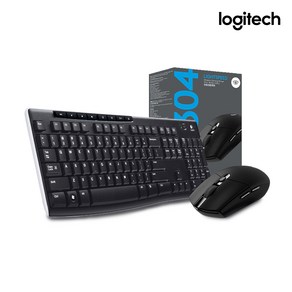 로지텍 K270 + G304 정품 박스 무선키보드세트, K270+G304 블랙