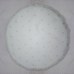 100수 면 누빔 자수 유아 원러그