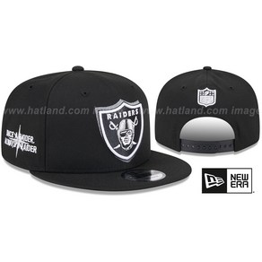 미국정품 Las Vegas Raiders 2024 NFL DRAFT SNAPBACK Black Hat by New Era