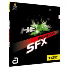 [ANDRO] [안드로] 헥서 파워그립 SFX (Hexe PoweGip SFX) 평면러버, RED, 1개