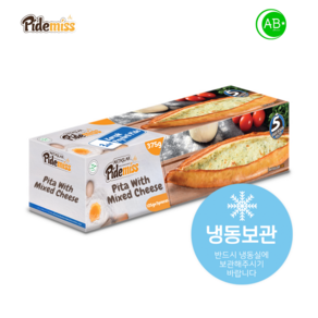 터키산 할랄 피데 혼합 치즈 냉동 Halal Pide with Mixed Cheese Fozen Tukiye, 1개, 375mg