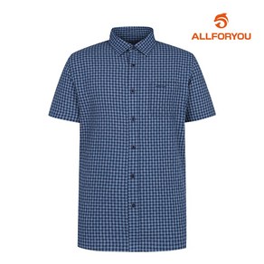[올포유] 남성 잔체크 반팔 셔츠 AGBSM3121-915