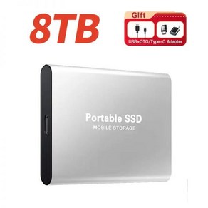 최장하드 2024 외장 하드 1TB 스토리지 미니 솔리드 스테이트 USB3.1 HDD 2TB 휴대용 HD 디스크 맥휴대폰용 신제품