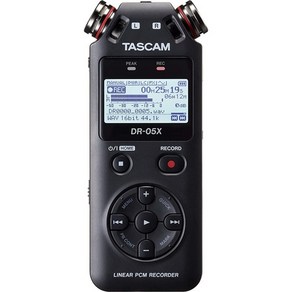 일본직발송 1. TASCAM 태스컴 - USB 오디오 인터페이스 탑재 스테레오 리니어 PCM 레코더 DR-05X B07N1HGV, 상세 설명 참조0, 기본