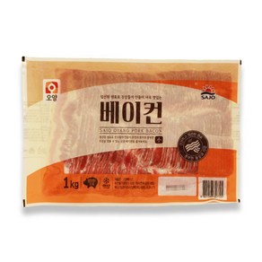 [피자다] 사조오양 오양 베이컨 1kg, 1개