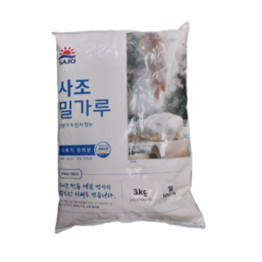 사조 밀가루 다목적 중력분 찰밀가루, 3kg, 1개