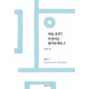 마음 공부? 무엇이든 물어보세요 3:심화편 하권: 마음공부와 불교의 비밀을 밝힌다, 침묵의향기, 김태완