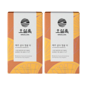 오설록 제주 삼다 영귤 티 오설록 티세트, 1.5g, 20개입, 2개