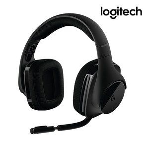 로지텍 G533 게이밍 무선 헤드셋 Logitech G533 Wieless Gaming Headset, 블랙(무선사양)