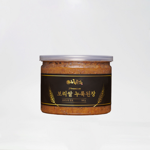 발효명인 보리쌀 누룩 된장 [저염된장 수제된장 양념장] [500g], 500g, 1개