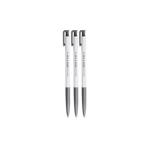 제노 슬림볼펜 0.38mm 흑 청 적 혼합형, 1개, 흑3개
