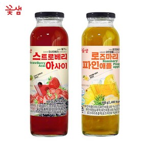 꽃샘 스트로베리 아사이 +로즈마리 파인애플 (홈카페), 600g, 1개, 1개입