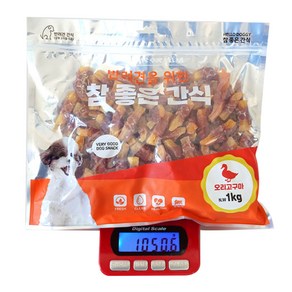 참좋은간식 반려동물 오리고구마 1kg, 1개