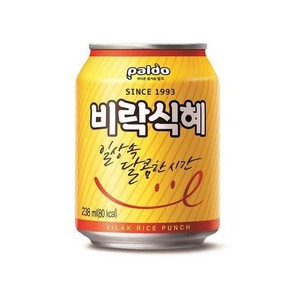 오티마트 팔도 비락식혜 238m 24캔, 24개, 238ml