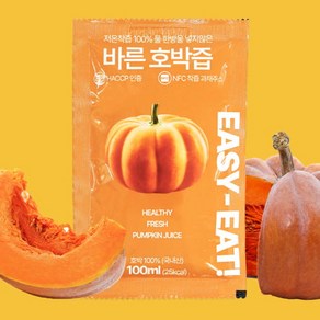 이지잇 과채주스 NFC 저온착즙 호박즙, 1개, 3L