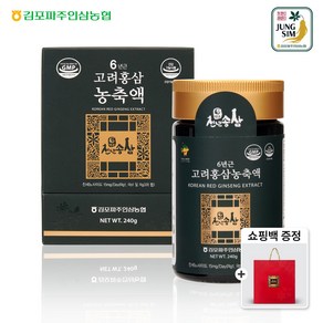 농협 천년송삼 6년근 고려홍삼농축원액 120g 240g, 1개