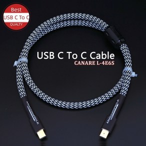 일본 CANARE 하이파이 USB 케이블 PC DAC 모바일용 오디오 데이터 A to B / C, 없음, 36) 4. C To C  30cm 1ft