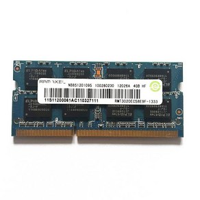 RAMAXEL DDR3 4GB 2RX8 1333MHz 1.5V PC3-10600S 204 핀 노트북 메모리 dd3 램, 한개옵션1, 01 4GB