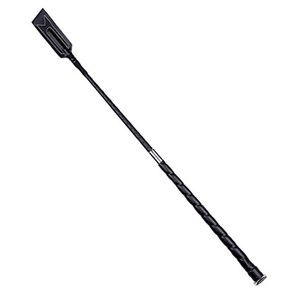 소가죽 승마 채찍 49cm 370 훈련도구 스팽킹 경기 승마용품 Flogge 역할, 검정 한 가닥