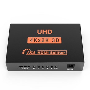 넥스트 NEXT-514SP4K 고해상도 1대4 4K UHD HDMI 모니터 분배기, 1개