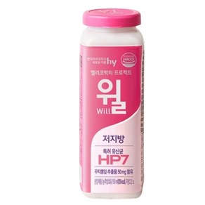 한국야쿠르트 헬리코박터 윌 저지방, 150ml, 60개