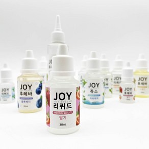 [2+1] 조이리퀴드 30ml 식품첨가물 액상 향료 플레이버 슬라임 아로마조이, 피치키스향 30ml X 3