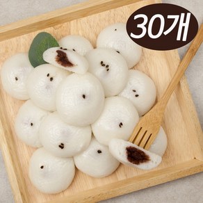 국내산쌀 천연 자연발효떡 전통 기정 방울 떡 기장떡 기지떡 술떡 900g 1박스, 30g, 30개