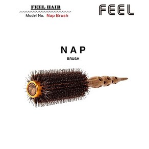 [FEEL JAPAN] Nap Bush 롤빗 (해외직구 일본헤어샵 일본 아이돌 롤빗 헤어롤빗), 1호, 1개