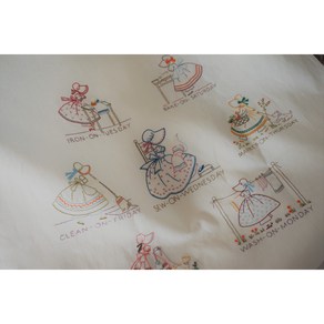 Sunbonnet Sue v010 프랑스자수 디자인 원단