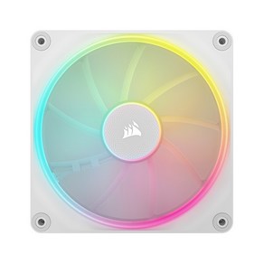 [CORSAIR] CORSAIR iCUE LINK LX140 RGB Expansion Fan [케이스쿨러][화이트], 화이트, 1개